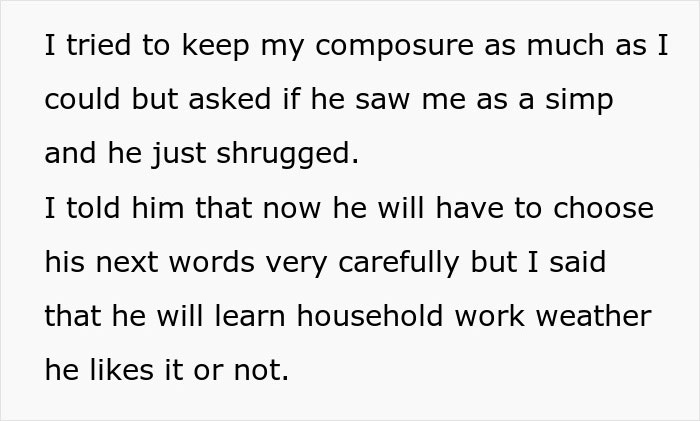 “Only Failed Men Do Stuff Like This”: Teenager Says Chores Are A Woman’s Job, Dad Kicks Him Out