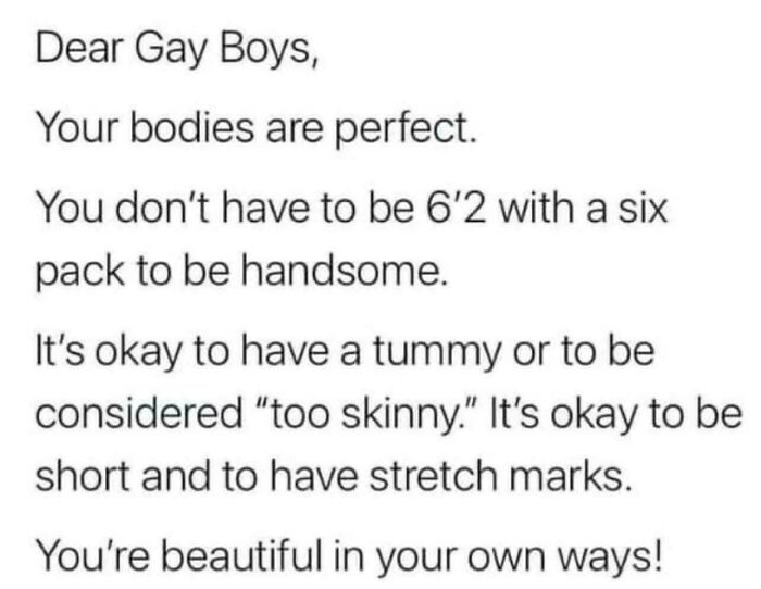 Gay Body Shaming Is Real