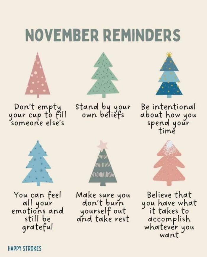 November Reminders