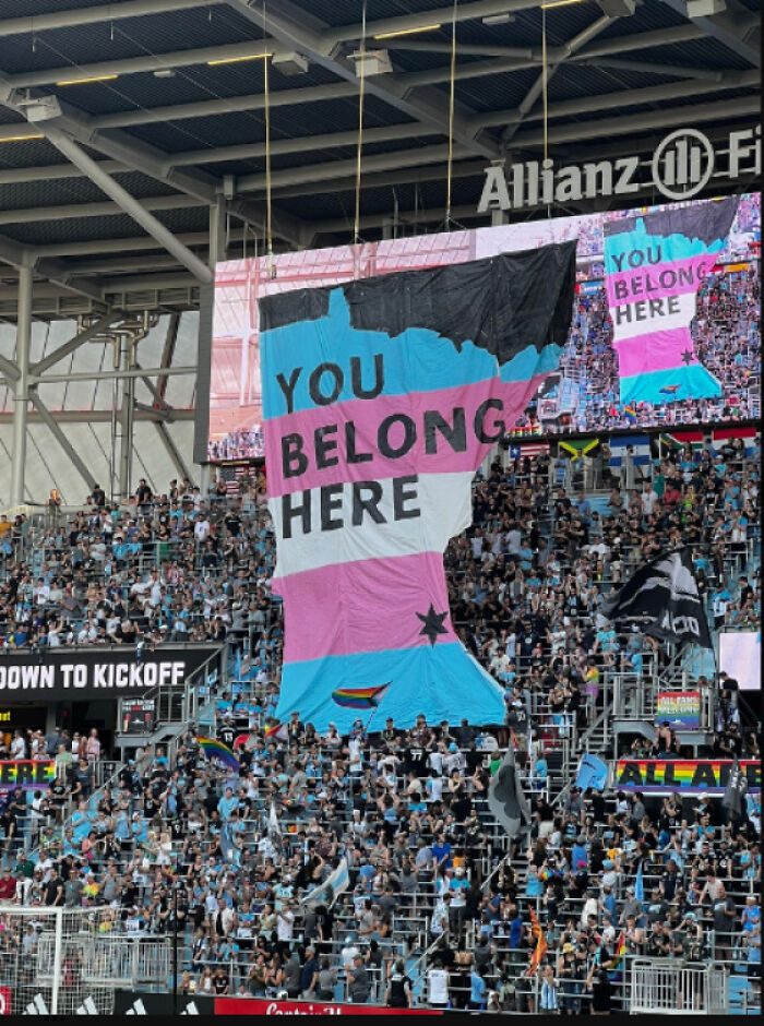 At The Minnesota United Game Last Night