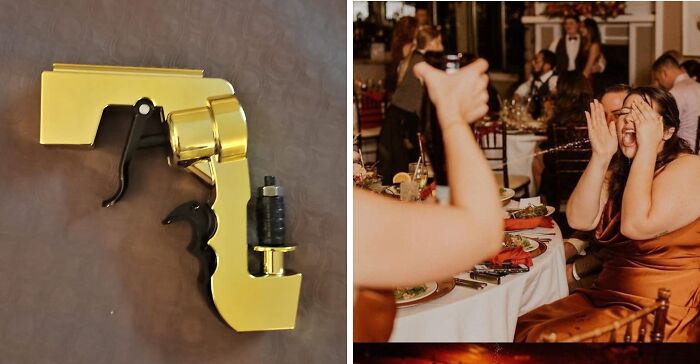 Spoil Your Partner With The Champagne Gun Shooter. It’s The Perfect Gift To Turn Any Night At Home Into A Fancy, Fun-Filled Celebration