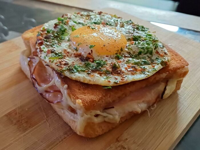 I Made A Croque Madame