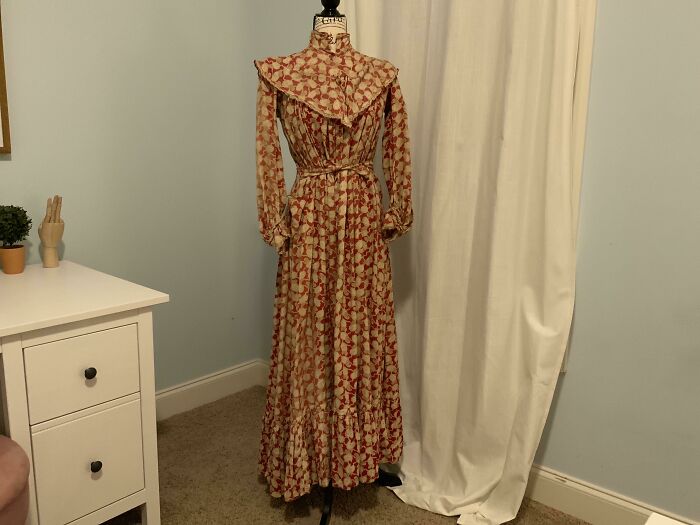 I Just Received The Most Amazing Christmas Present; An Original Work Dress Made In What I Believe Is The Late 1800’s. It’s Been In My Family For 5 Generations