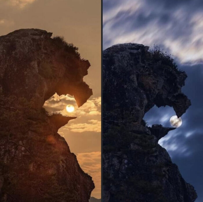 Lion's Head Rock In Japan