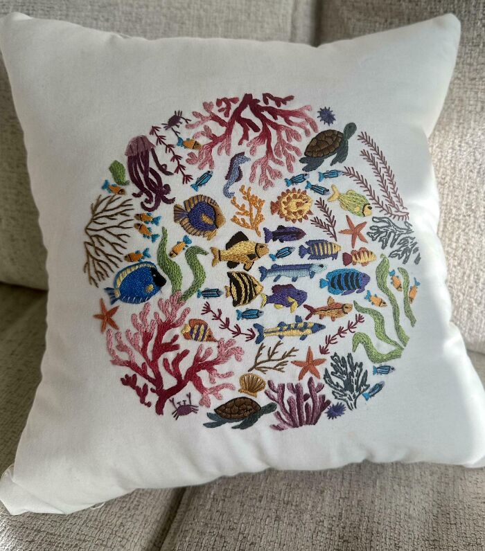 Finally Finished This Pillow Project I’ve Been Working On!