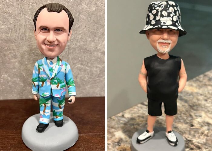 Add A Twist Of Fun To Their Desk With Custom Bobbleheads. Capture Their Likeness In A Quirky Figurine That Nods Along With Every Joke