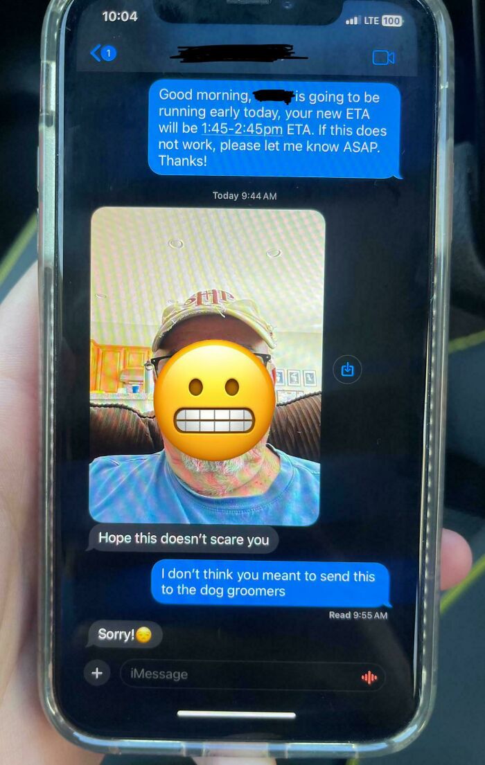 Text conversation showing an awkward encounter between a man and a woman, highlighting infuriating men approaching women.