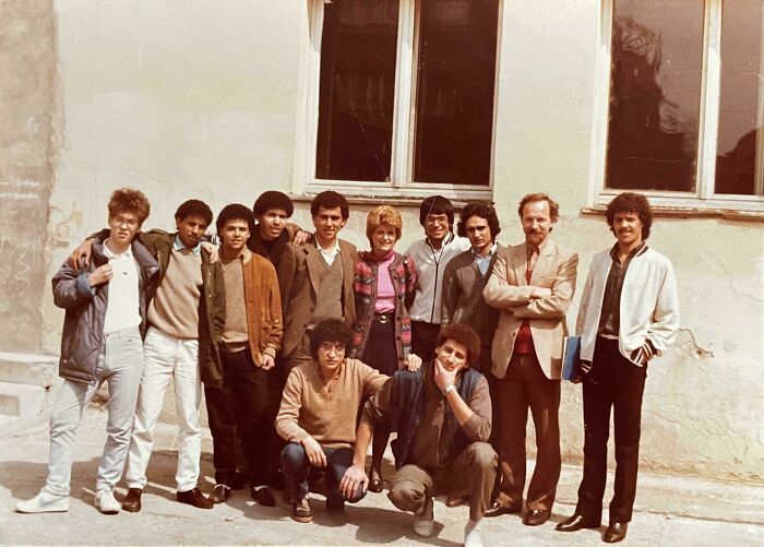 These Are The Libyan Students Of My Father, Who Was A High School Physics Professor In Belgrade, Yugoslavia. Late 1970’s Or Early 1980’s