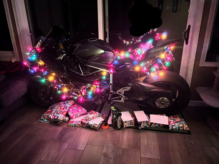 My Mom Used Her Ninja H2 Instead Of Putting Up A Christmas Tree