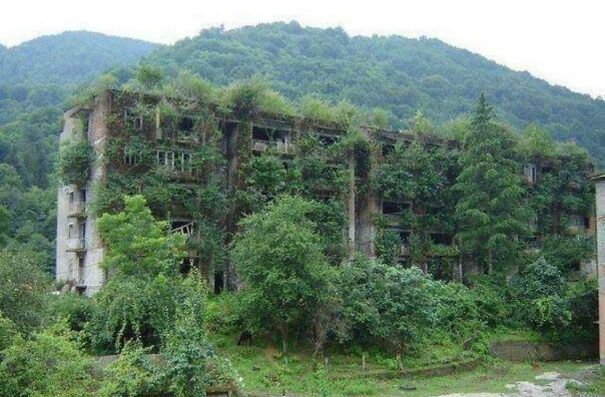 Abandoned Mining Town In Akamara, Abkhazia