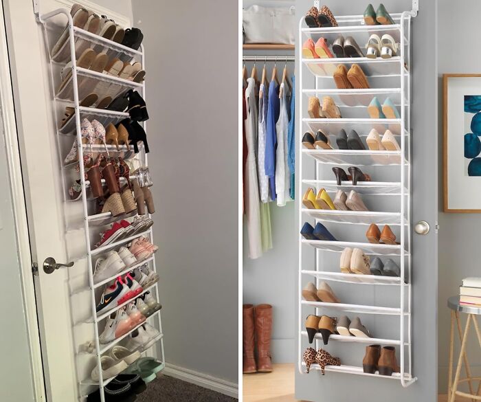 Footwear Fiesta, Organized: Swing Open Your Door To The Perfectly Sorted Parade Of Shoes With This 36 Pair Organizer - Goodbye Shoe-Pocalypse, Hello Harmony