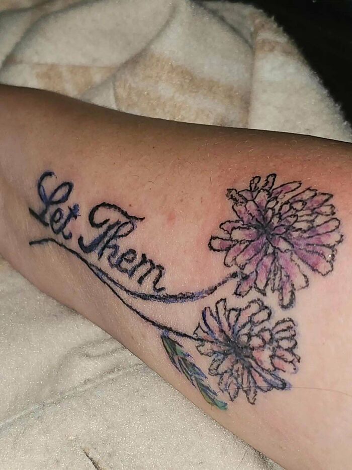 An Acquaintance Of Mine Just Got Her First Ever Tattoo…