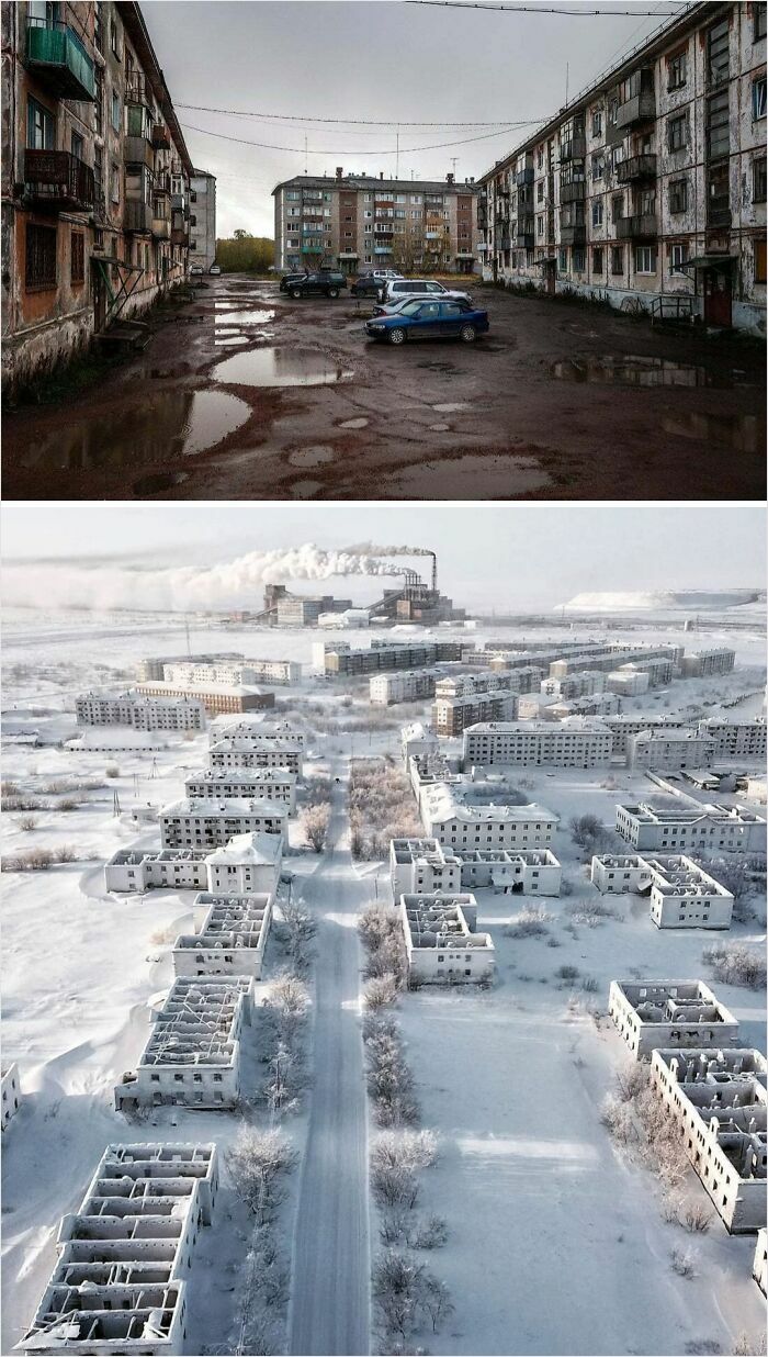 Vorkuta Is A Coal-Mining Town In The Komi Republic, Russia