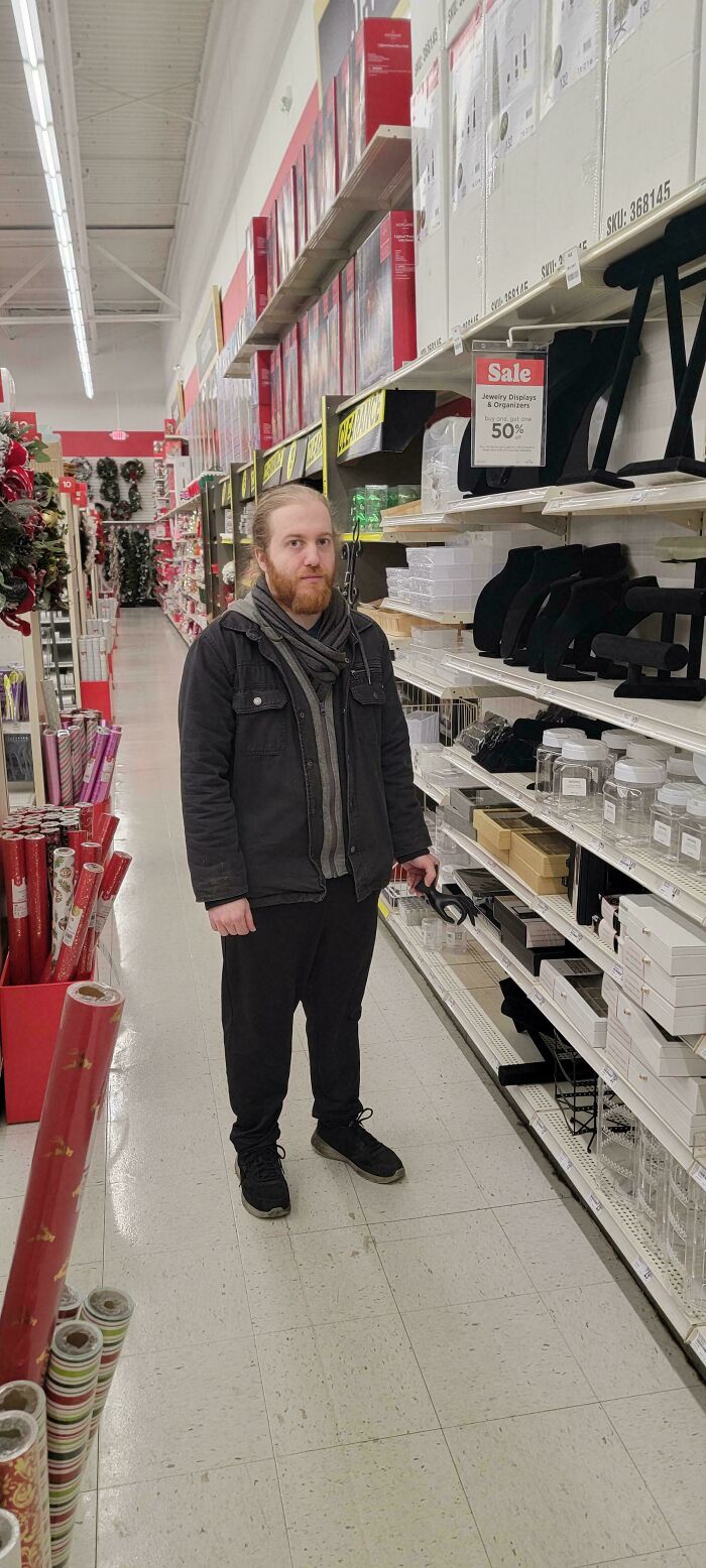 I Took My Husband To Buy Fabric With Me