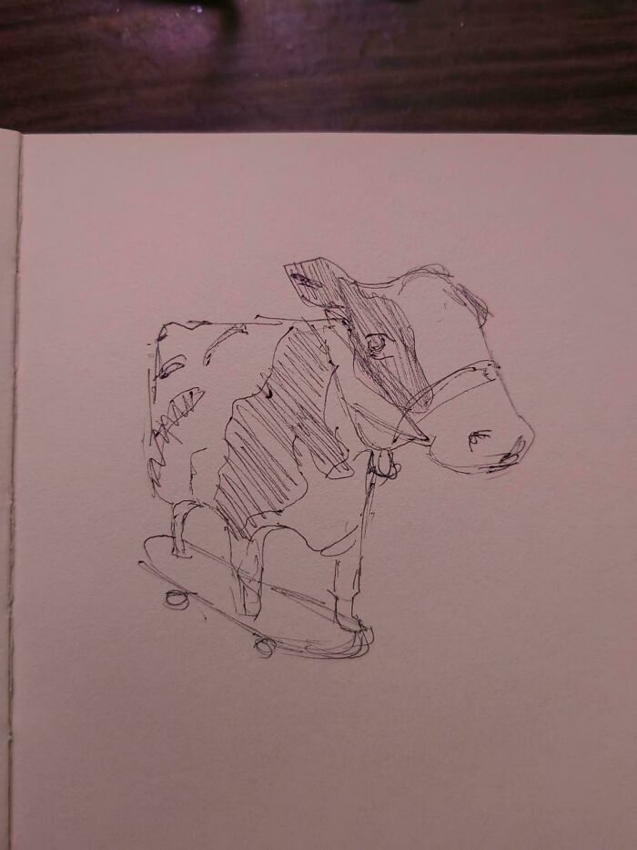 I Drew This Cow When I Was Sad