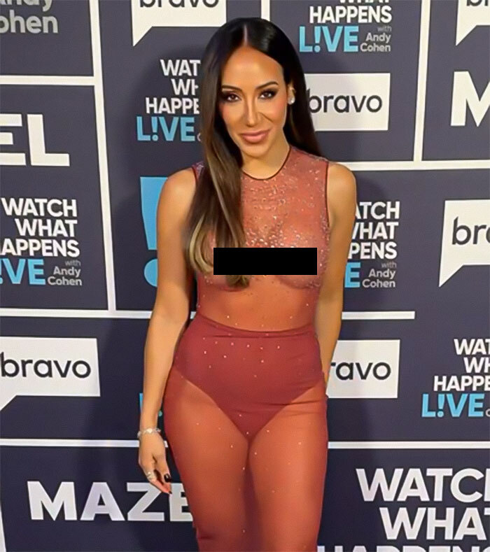 Melissa Gorga, 45, Bares It All In “Tacky" See-Through Look: “High Body Count Dress”