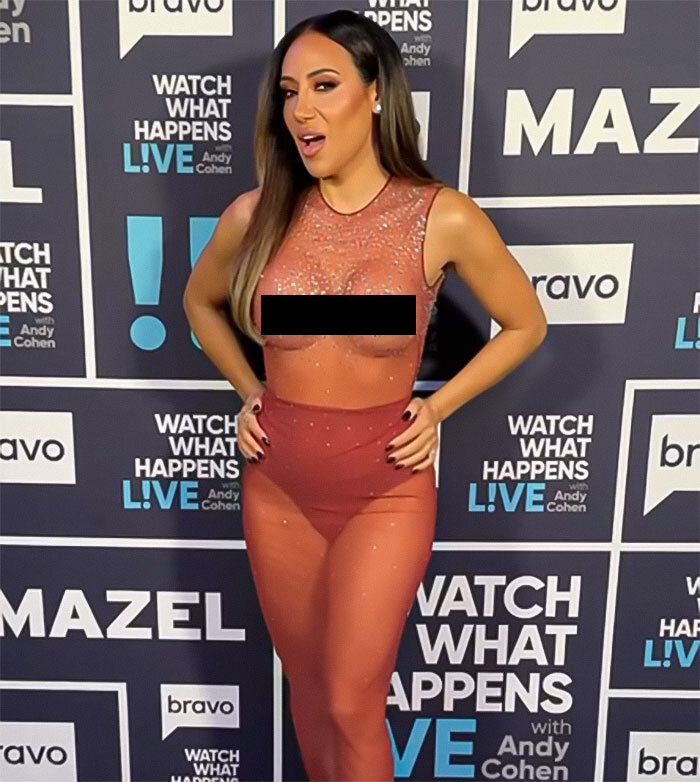 Melissa Gorga, 45, Bares It All In “Tacky" See-Through Look: “High Body Count Dress”