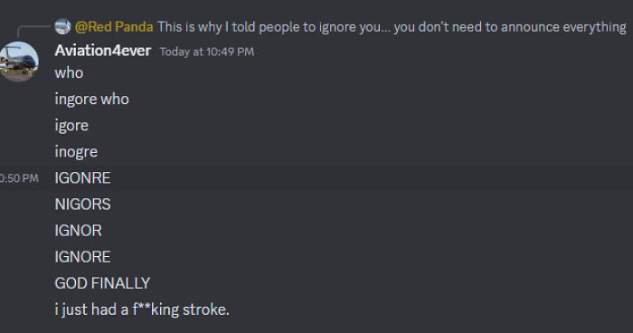 Discord conversation with humorous misspellings, illustrating one of the best-texts-of-2024.