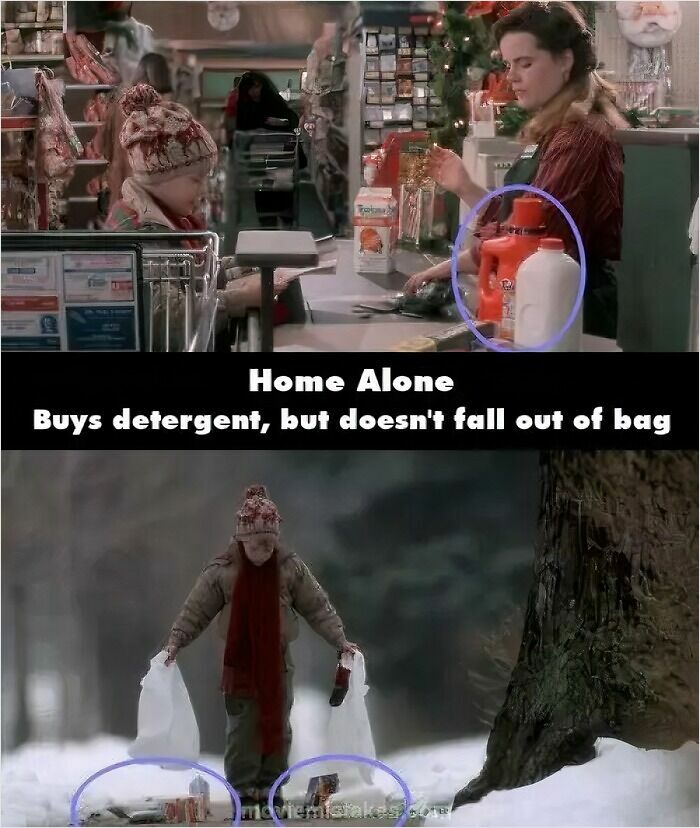 Buys Detergent, But Doesn't Fall Out Of Bag