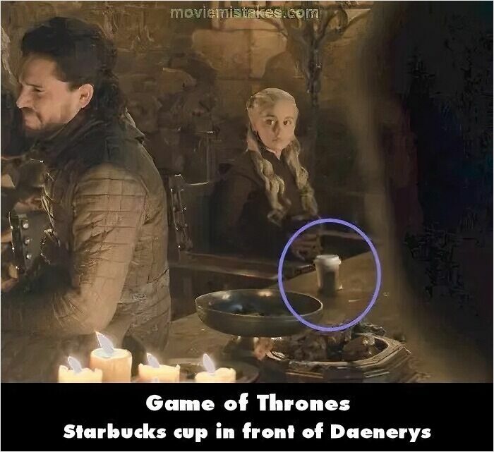 Starbucks Cup In Front Of Daenerys