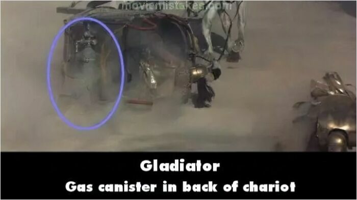 Gas Canister In Back Of Chariot