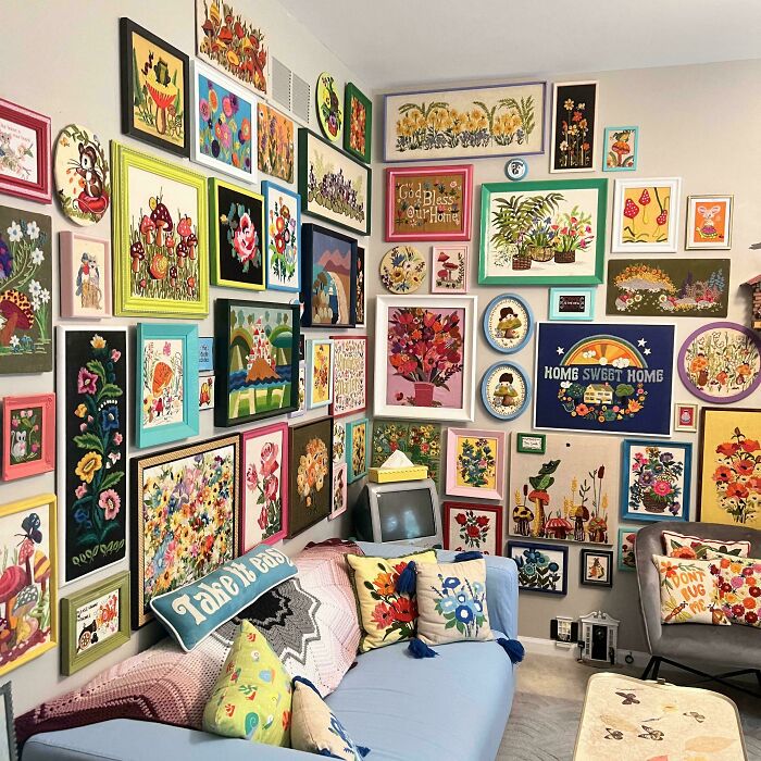 My Curated Maximalist Art Studio (Aka The Granny Cranny)