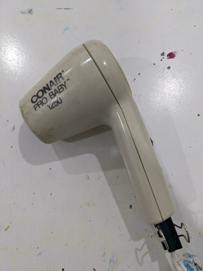 Hair Dryer That's Been In The Family Since The 80's. It Still Works