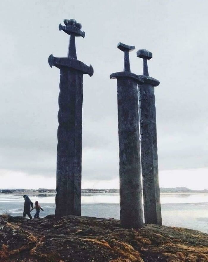 Giant Swords In Norway