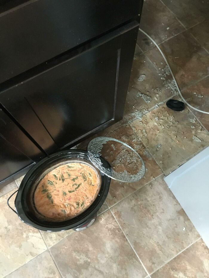 :( First Time Making ‘The Soup’ And I Drop The Dang Crock Pot