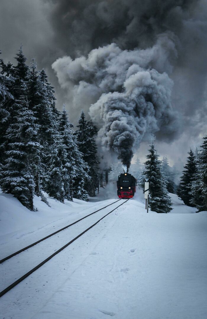 Tomé esta foto del «Brockenbahn» en 2016