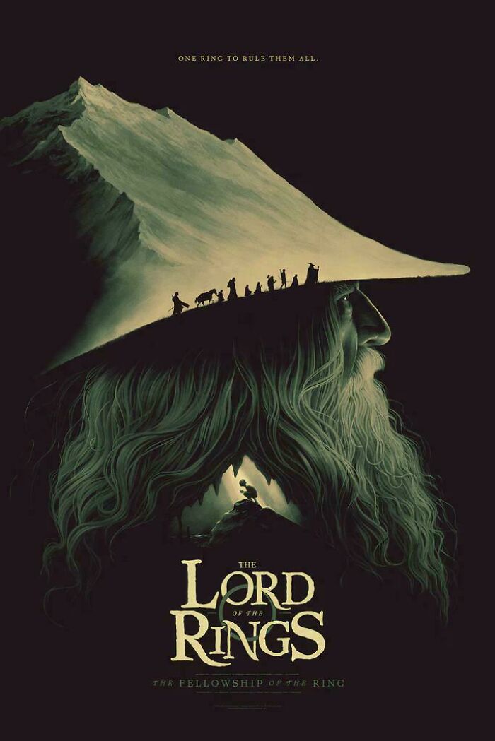 This Lotr Poster By Phantom City Creative