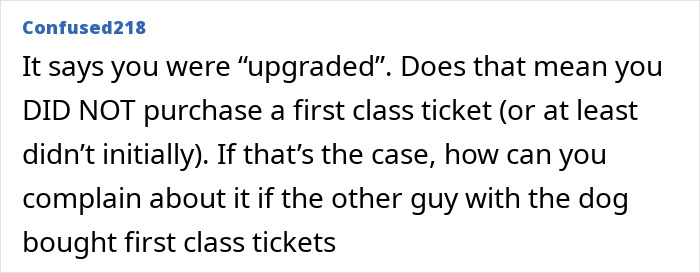 “Dog-Eat-Dog World”: Man Fumes Over Airplane Downgrade From First Class For Service Animal