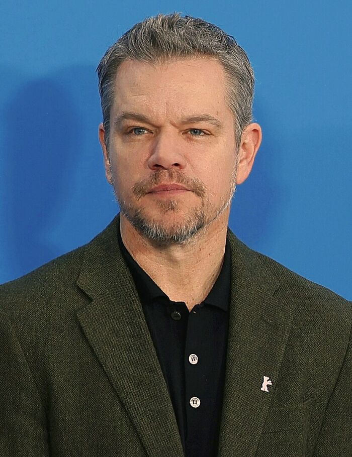 Matt Damon posing for a photo