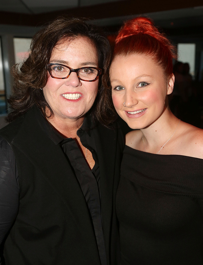 Rosie O'Donnell and her daughter, Chelsea O'Donnell, smiling.