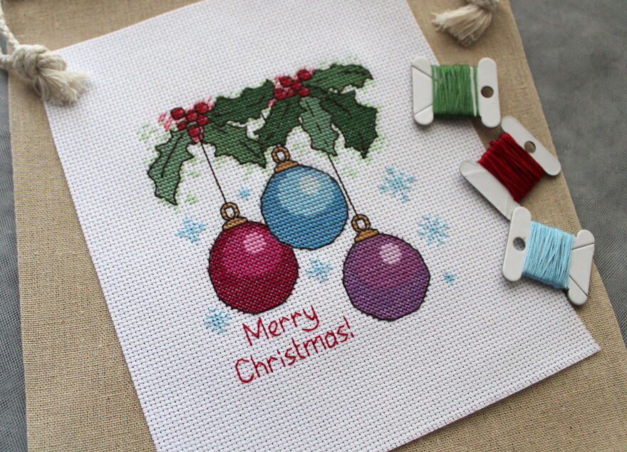 Cross Stitch, Here Are My DIY Christmas Gift Ideas