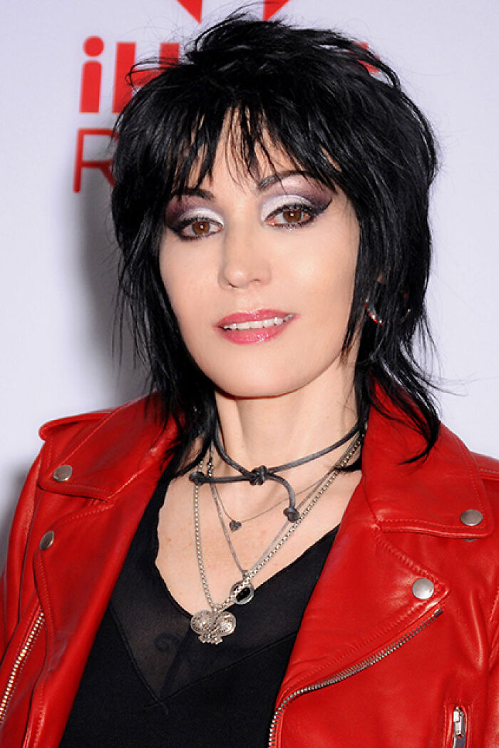 Joan Jett posing for a photo