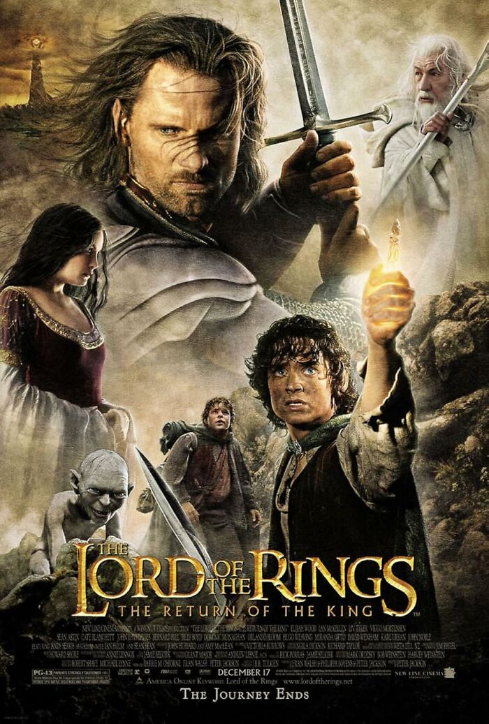 Poster of "The Lord of the Rings: The Return of the King," one of IMDb's top 30 movies.