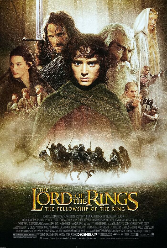 Poster of "The Lord of the Rings: The Fellowship of the Ring," one of IMDb's top 30 movies.