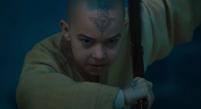 Aang from "The Last Airbender" 