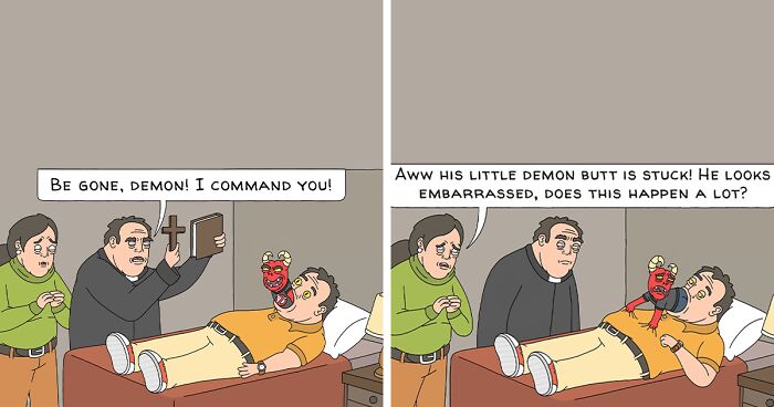 Artist Illustrates Everyday Situations Turned Absurd In His 22 Hilarious Comics