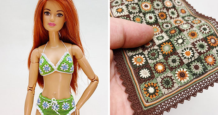 Tiny Crochet Designs: Artist Recreates Popular Items In The Tiny Scale Of 1 To 12