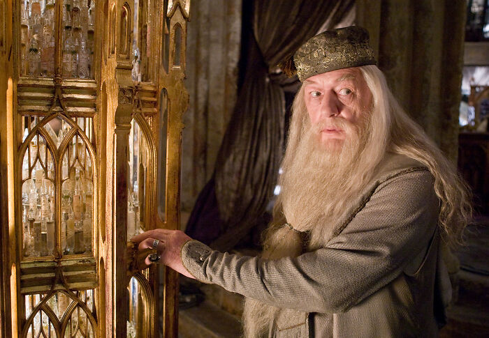 A wizard in elaborate robes stands by a golden ornate door, embodying Fascinating-Fan-Theories.