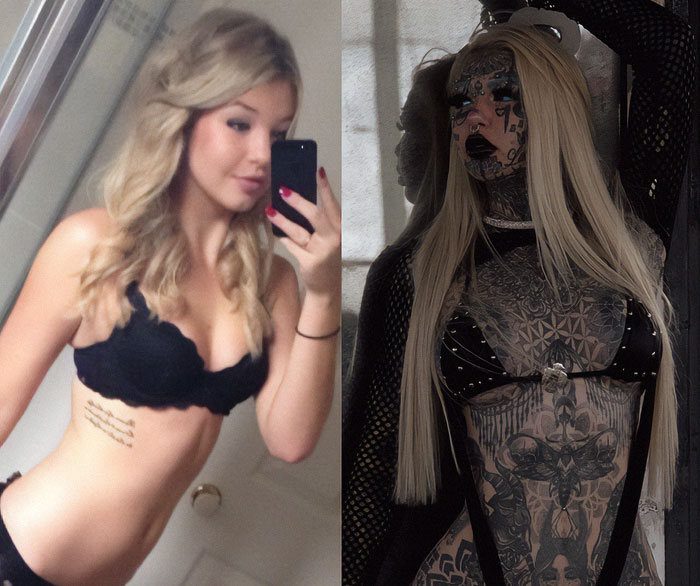 Australia's Most Tattooed Woman Who Spent $218k On Ink Shares Stunning Before-And-After Photos