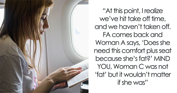 Woman Pays For Premium Seat On Long Flight, Verbally Abused By Two Ladies When She Refuses To Move