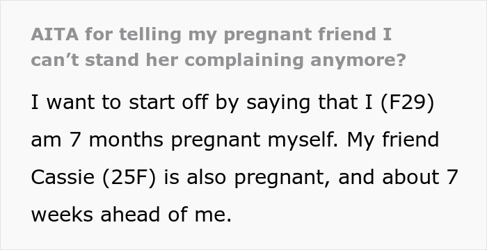 Mom-To-Be Treats Pregnancy Like A Misery Olympics, Pregnant Friend Can’t Take It Anymore And Snaps