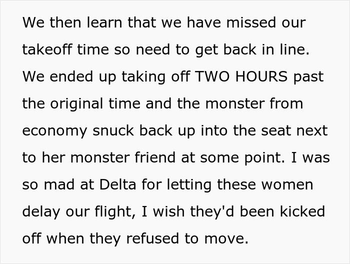 Woman Pays For Premium Seat On Long Flight, Verbally Abused By Two Ladies When She Refuses To Move