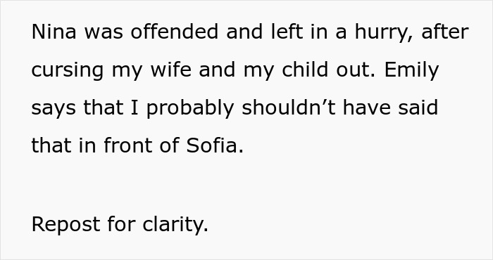 "[Am I The Jerk] For Telling My Sister That No One Cares About Her Child?"