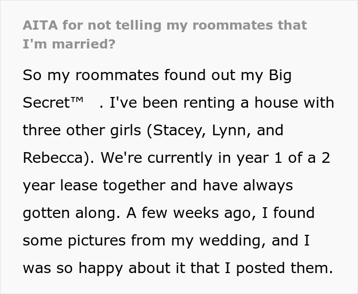 Roommates Discover Woman’s “Secret,” Feel It Changes Everything, Want Her To Move Out