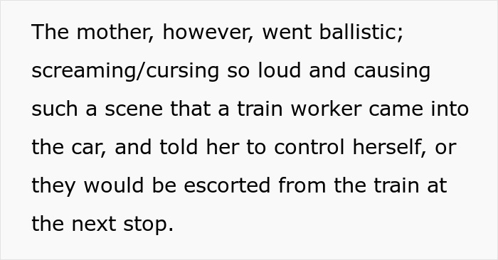 Train passenger witnesses mom scream over Santa Claus being declared not real.