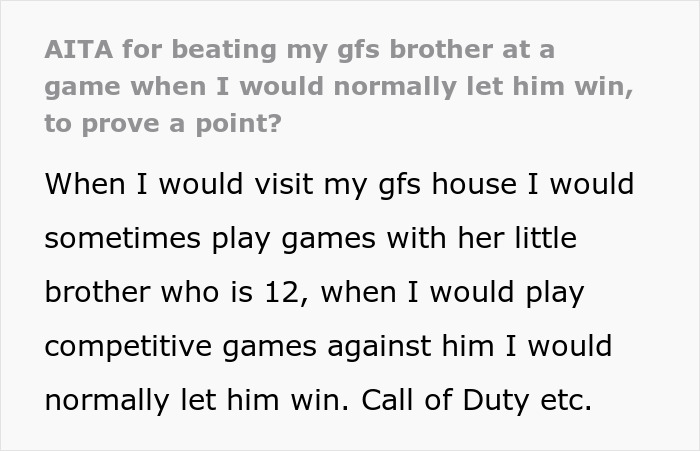 GF’s Bro Says Guy Is Mentally Disabled To Be So Bad At Game, In Tears After He Doesn’t Let Him Win